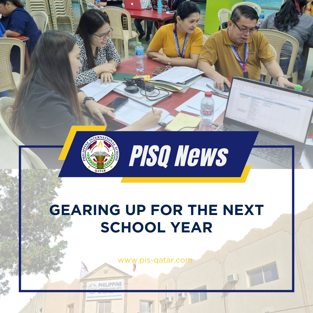 Events Updates PHILIPPINE INTERNATIONAL SCHOOL QATAR   Strat Planning 